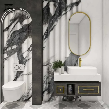 روشویی کابینتی سرامیکی بتنی